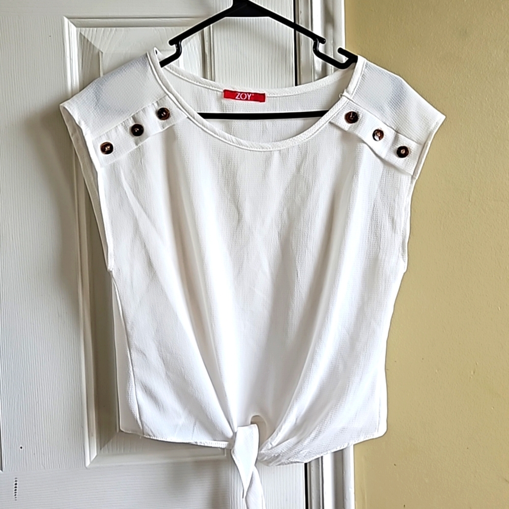 Zoy Women's White Blouse